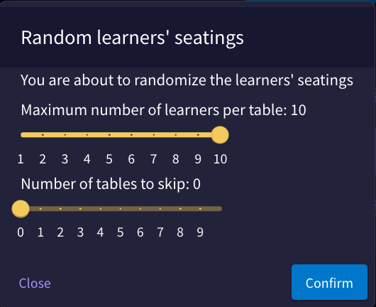 Creating Random Table Groups – Engageli Help Center